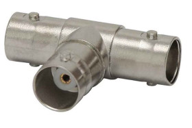 PRZEJŚCIE BNC GNIAZDO - 2X BNC GNIAZDO (TRÓJNIK) (ZLBNC GN-2XGNI)