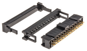 Złącze IDC 26-pinowe 2-rzędowe raster: 2.54mm Żeński Montaż na kablu Hirose
