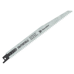 Faithfull 14027146 S1111DF Bi-Metal Sabre Saw Blade Demolition 228mm 6 TPI Pk 5
