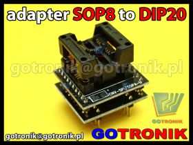 Adapter SOP8 200mils to DIP20