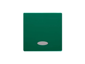 SIMON BASIC Klawisz pojedynczy z oczkiem do wyłączników/przycisków z podświetleniem zielony BMKW1L/33 KONTAKT SIMON