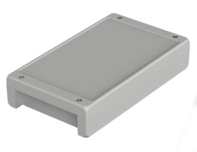 Aluminum enclosure, (L x W x H) 299 x 173 x 60 mm, light gray (RAL 7035), IP69K, 00166325