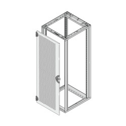 Panel stelażowy Drzwi perforowane do szafy RACK nVent SCHROFF moduły stelażowe 20U 910 x 553mm