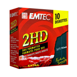 3.5" Diskettes HD "EMTEC"