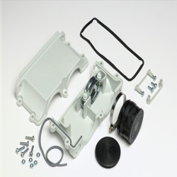 Pierścień do porządkowania kabli, Zestaw zarządzania kablami, do użytku z: Obudowy z serii FIBOX EK, materiał: