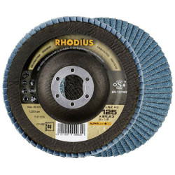 Rhodius 210482 LSZ F3 Flap Disc 125mm Zirconium-Aluminium Oxide
