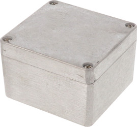 Aluminum die cast enclosure, (L x W x H) 75 x 80 x 52 mm, natural, IP66, 1590Z110