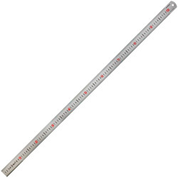 Faithfull FAIRUL1000MS Matt Silver Measuring Rule 1000mm