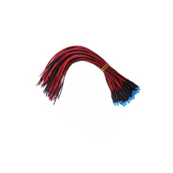 DIODA LED 3mm NIEBIESKA MATOWA 12V Z PRZEWODEM KONTROLKA SYGNALIZACYJNA