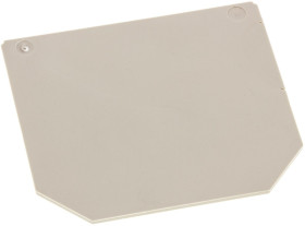 Ścianka koncowa Pokrywa końcowa Weidmuller Bloki zaciskowe do montażu na szynie DIN