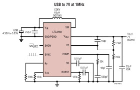 1.4A, 1.5MHz Synchronous Step-Up DC/DC Converter with Output Disconnect