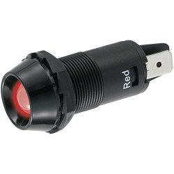 TRU COMPONENTS 1587929 LED indicator light Red 12 V DC White Diffused Lens