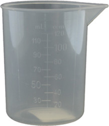 Measuring cup, made of polyethylene for 20 to 120 cm³, 931200