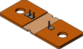 WSBS8536...40 Power Metal Strip&#174; Battery Shunt Resistor With Three Sense Pins Very Low Value (25 &#181;&#937;, 50 &#181;&#9