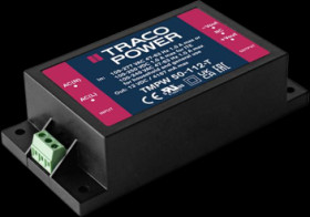 AC/DC converter, 90-305 VAC/100-430 VDC, 50 W, 1 output, 12 VDC, TMPW 50-112-T