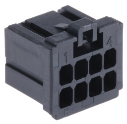 Obudowa złącza 8-pinowe 2-rzędowe raster: 2.5mm TE Connectivity Żeński Dynamic 1000 Złącze przewód-płytka, złącze