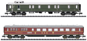 Pociąg pospieszny MiniTrix T18286 Wagon osobowy pociągu ekspresowego D 96 1