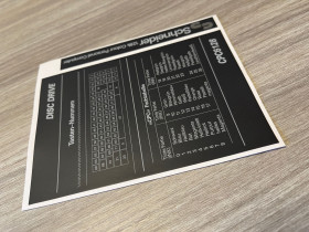 Schneider 128k Colour keyboard &amp;amp; color layout sticker GERMAN