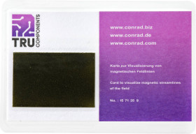 TRU COMPONENTS Karta wizualizacyjna pola magnetycznego MVC11HGM (D x S) 95 mm x 65 mm Magnetyczna powierzchnia wyświetla