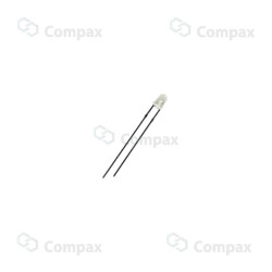 Dioda LED THT, 3mm, Czerwony (Hyper Red), 30°, 780-1000mcd, LuckyLight