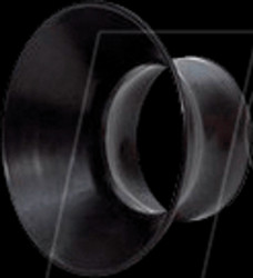 0CA10-5002 ERSA suction nozzle, round, Ø 118 mm, plastic