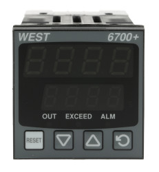Regulator temperatury PID panelowy West Instruments Uz: 100 → 240 V AC wyjście Przekaźnik 1-wyjściowy-wyjściowy 48 x 48
