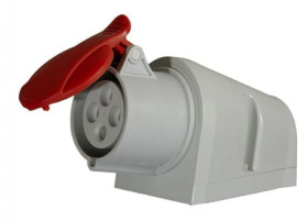 Gniazdo siłowe stałe 4P 32A 400V IP44 IZN 3243