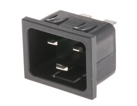 Złącze IEC IEC C20, na Zatrzask Męski 20A Proste Schurter