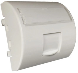 Adapter keystone 2M 45x45 pojedyń. kątowy Alantec