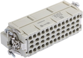 Wkładka złącza dużej mocy 46-pinowe HARTING 16A 46P+E Męski