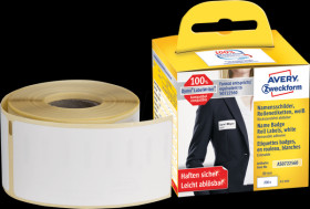 AS0722560 Roll label AS0722560, 41x89mm, white