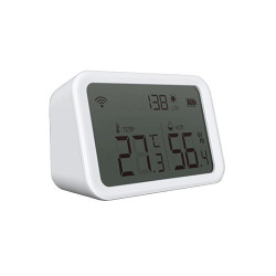 Czujnik Temperatury wilgotności z luksomierze higrometr WIFI TUYA