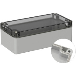 TruComponents 308177 Outdoor casing Polycarbonate (PC) Grey-white (RAL 7035)