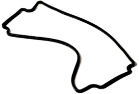 Seal, silicone, (L) 150 mm, black, for series 1590Z 063, 1590Z063G