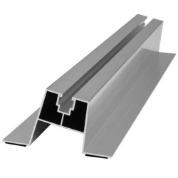 Mostek na blachodachówkę Uchwyt trapezowy aluminiowy szyna montażowa 400x60mm do paneli PV