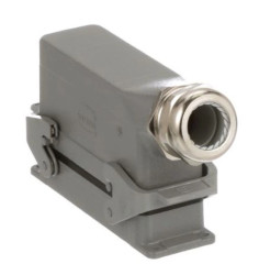 Obudowa metalowa złącza HAN-KIT 24B 24+PE męski+żeński 500V 16A Han B wejście kątowe+pulpitowe (przelotowe) M32 10330240000