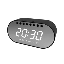 Budzik Cyfrowy LCD głośnik BT LED Zegar