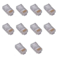 CAT.5E RJ45 8P 8C Plug - 10 pcs Pack