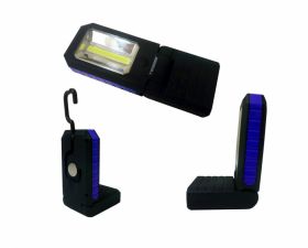 Latarka COB 3W niebieska (3xAAA)