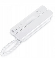 Unifon domofonowy analogowy do instalacji 5 przewodowej (system 4+n) Urmet Signo 1140/1 Biały