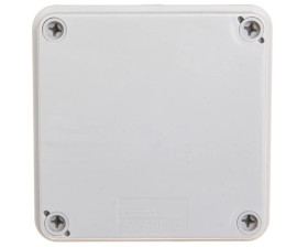 Puszka hermetyczna natynkowa 108x108x56mm IP65 szara PH-1A.1 28.11