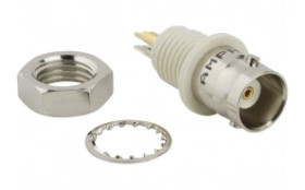 Złącze koncentryczne Montaż na panelu Żeński 50Ω typ złącza Złącze BNC 1GHz Lutowane