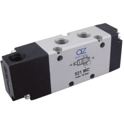 AZ Pneumatica AZ521 MC Pneumatically Piloted Valve 5/2-Way G1/8 Spring Return