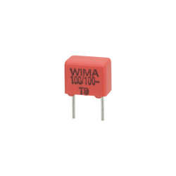 Wima FKP2D001001D00KS FKP2 100pF &#xB1;10% 100V Radial Polypropylene Capacitor