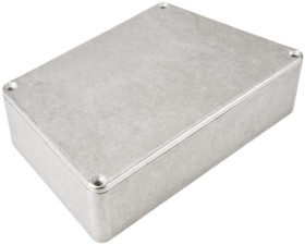 Obudowa Aluminium odlewane szerokość zew. 95 mm długość zew. 151 mm wys. zew. 39 mm Hammond IP54 Naturalny