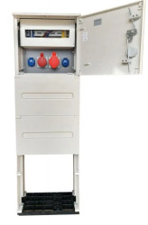 Rozdzielnica budowlana z fundamentem 32/5 16/5 2x230V rozdzielnia erbetka złącze pomiarowe RBOG2F