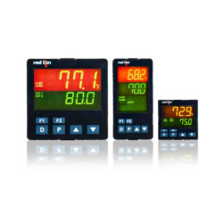 Regulator temperatury PID panelowy Red Lion Uz: 100 240 V AC wyjście 0–10 V dc, Przekaźnik 2-wyjściowy wejście