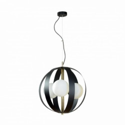 Lampa wisząca NELA kolor czarny/złoty metal/szkło, 3xE14 IP20 1137 Zuma Line