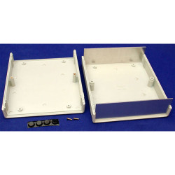 Hammond 1598CGY Instrument Enclosure FRABS 180x155x52mm Flame Retardant Grey