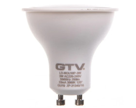 Żarówka LED GU10 3W 220lm 3000K AC180-250V 120st. LD-NGU10P-3W
